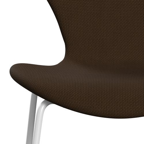 [product_category]-Fritz Hansen 3107 Chair Full Upholstery, White/Diablo Chestnut-Fritz Hansen-3107FU-DIA400-DRWH-FRI-6
