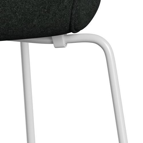 [product_category]-Fritz Hansen 3107 Chair Full Upholstery, White/Divina Melange Salt & Pepper-Fritz Hansen-3107FU-DIM180-DRWH-FRI-7