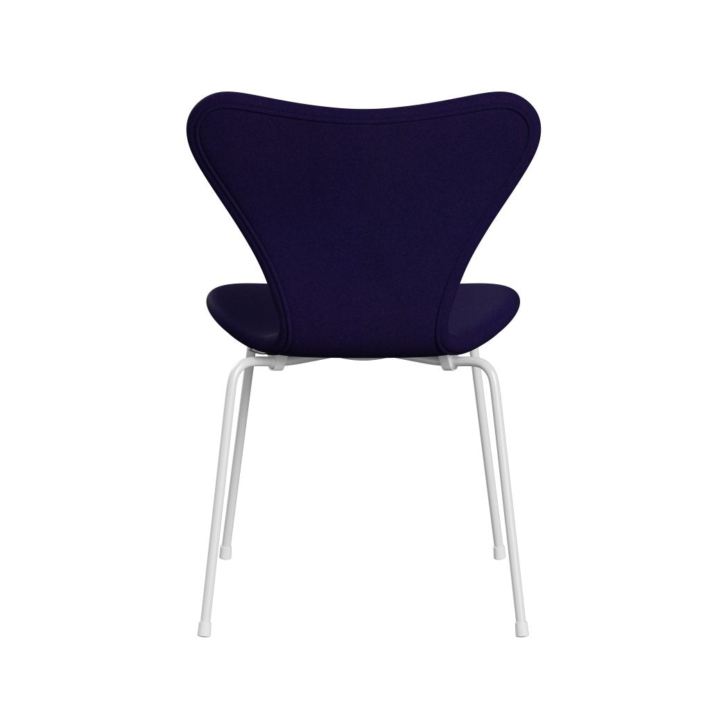 [product_category]-Fritz Hansen 3107 Chair Full Upholstery, White/Divina Violet Dark (Div692)-Fritz Hansen-3107FU-DIV692-DRWH-FRI-4