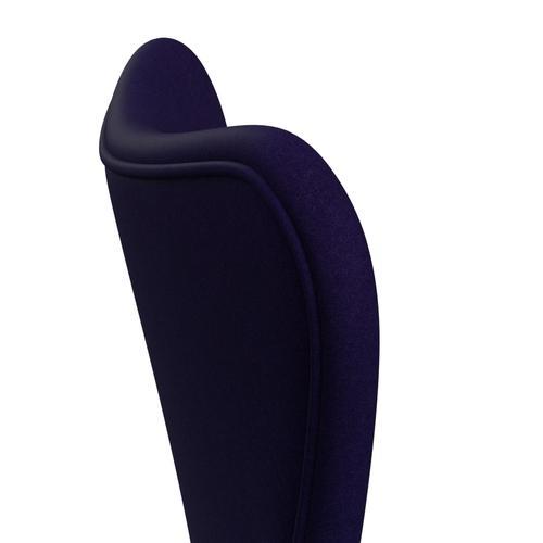 [product_category]-Fritz Hansen 3107 Chair Full Upholstery, White/Divina Violet Dark (Div692)-Fritz Hansen-3107FU-DIV692-DRWH-FRI-5
