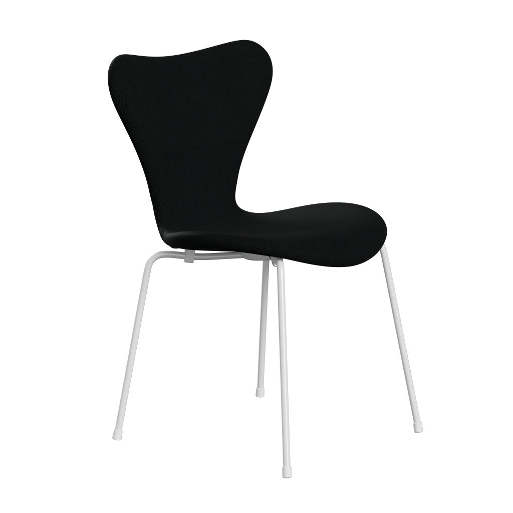 [product_category]-Fritz Hansen 3107 Chair Full Upholstery, White/Fame Black-Fritz Hansen-3107FU-F60999-DRWH-FRI-2