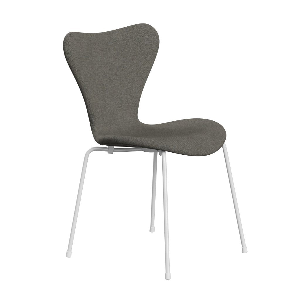 [product_category]-Fritz Hansen 3107 Chair Full Upholstery, White/Remix Concrete-Fritz Hansen-3107FU-REM133-DRWH-FRI-2