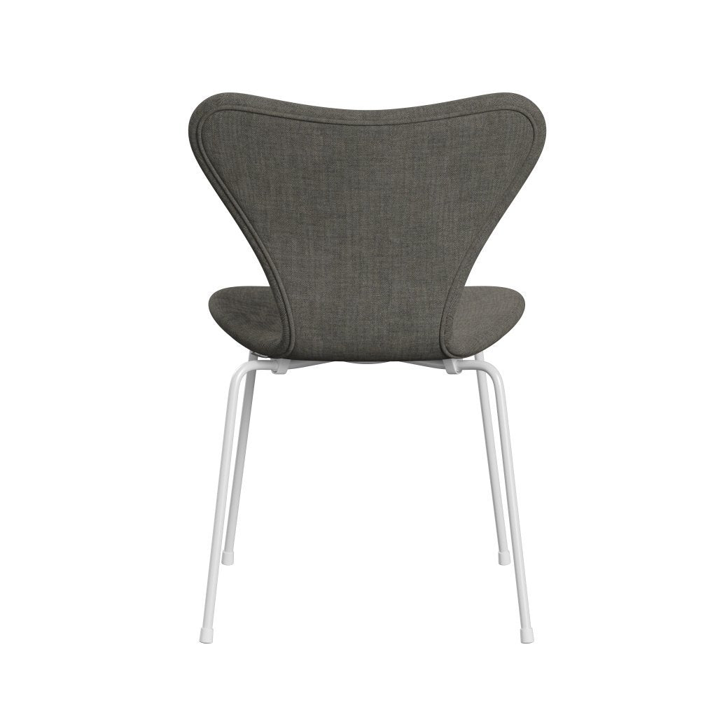 [product_category]-Fritz Hansen 3107 Chair Full Upholstery, White/Remix Concrete-Fritz Hansen-3107FU-REM133-DRWH-FRI-4