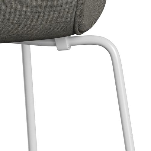 [product_category]-Fritz Hansen 3107 Chair Full Upholstery, White/Remix Concrete-Fritz Hansen-3107FU-REM133-DRWH-FRI-7