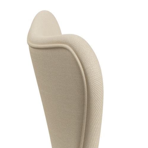 [product_category]-Fritz Hansen 3107 Chair Full Upholstery, White/Steelcut White-Fritz Hansen-3107FU-STI110-DRWH-FRI-5