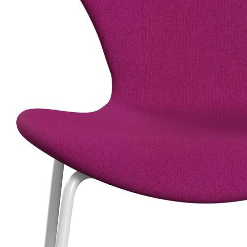 [product_category]-Fritz Hansen 3107 Chair Full Upholstery, White/Tonus Pink-Fritz Hansen-3107FU-TON636-DRWH-FRI-6
