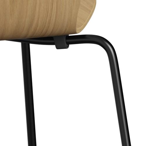 [product_category]-Fritz Hansen 3107 Chair Unupholstered, Black/Oak Veneer Natural-Fritz Hansen-3107-OAK001-DRBL-FRI-7