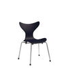 Fritz Hansen 3108 Children's Lily™ Chair, Colored Veneer Ash/Midnight Blue