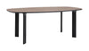 Fritz Hansen Analog tabel 185 cm, valnødfiner / sort lakerede ben