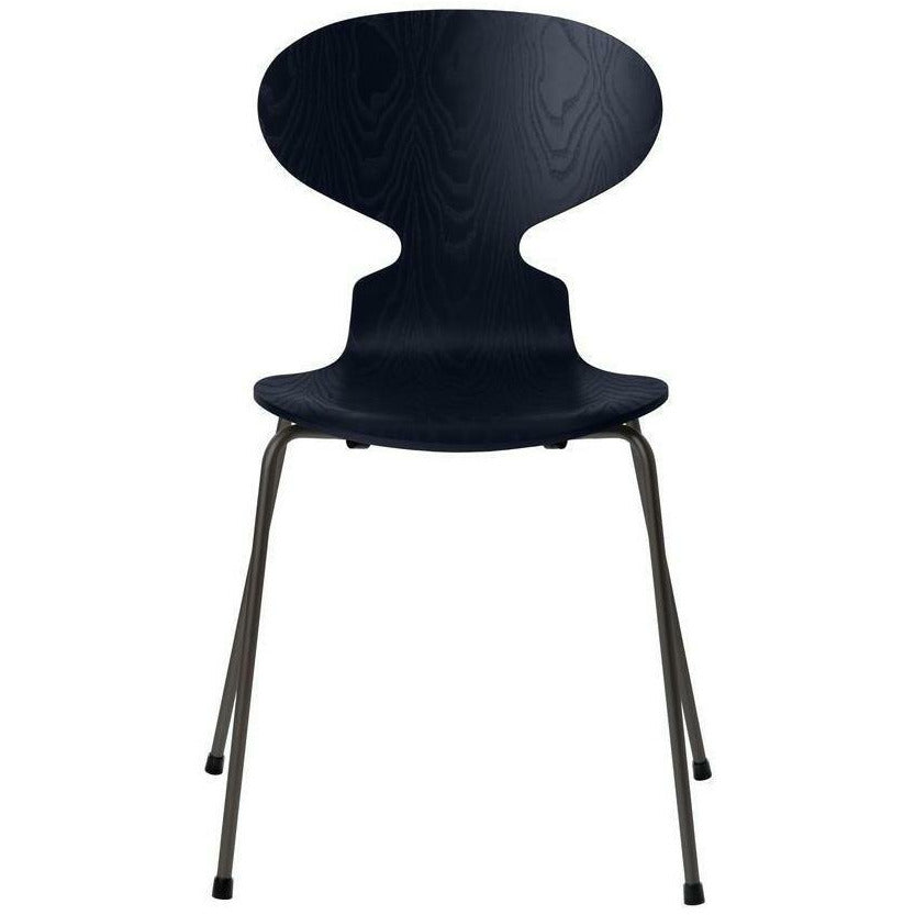 [product_category]-Fritz Hansen Ant Chair Colored Ash Midnight Blue Bowl, Warm Graphite Base-Fritz Hansen-3101-FARVET-MIDNIGHT-WARM-FRI-1
