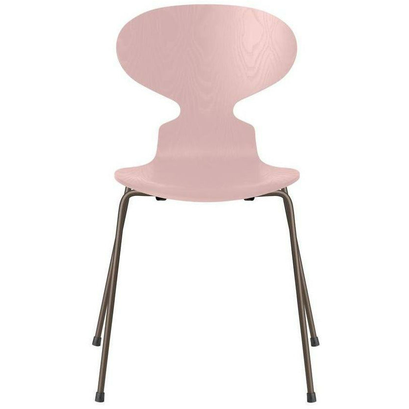 [product_category]-Fritz Hansen Ant Chair Colored Ash Paradise Orange Bowl, Brown Bronze Base-Fritz Hansen-3101-FARVET-PARADISE-BROWN-FRI-1