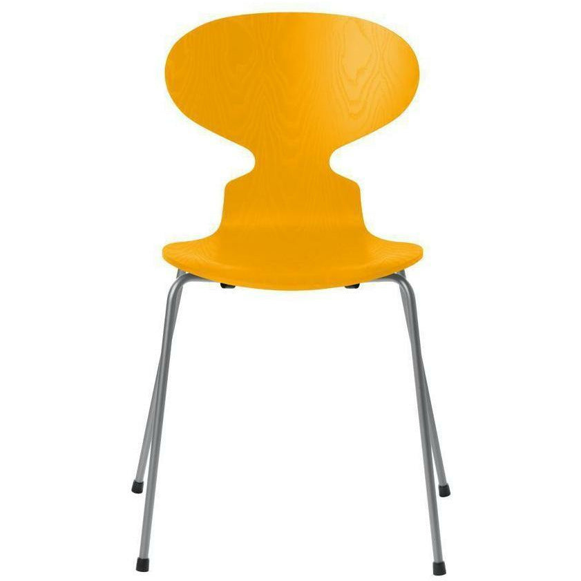 [product_category]-Fritz Hansen Ant Chair Colored Ash True Yellow Bowl, Silver Grey Base-Fritz Hansen-3101-FARVET-TRUE-SILVER-FRI-1