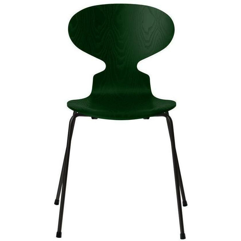 [product_category]-Fritz Hansen Ant Chair Dyed Ash Evergreen Bowl, Black Base-Fritz Hansen-3101-FARVET-EVERGREEN-SORT-FRI-1