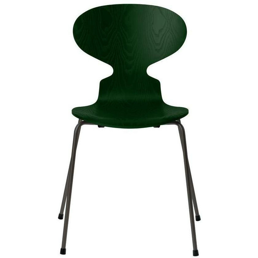 [product_category]-Fritz Hansen Ant Chair Dyed Ash Evergreen Bowl, Warm Graphite Base-Fritz Hansen-3101-FARVET-EVERGREEN-WARM-FRI-1