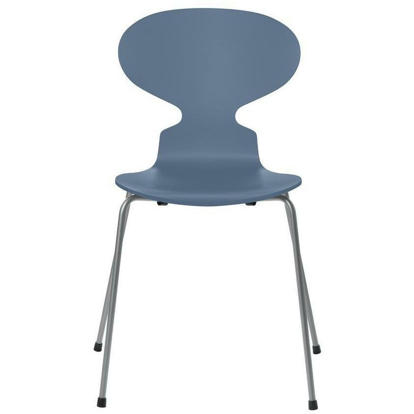 [product_category]-Fritz Hansen Ant Chair Lacquered Dusk Blue Shell, Silver Grey Base-Fritz Hansen-3101-LAKERET-DUSK-SILVER-FRI-1