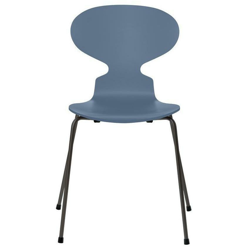 [product_category]-Fritz Hansen Ant Chair Lacquered Dusk Blue Shell, Warm Graphite Base-Fritz Hansen-3101-LAKERET-DUSK-WARM-FRI-1
