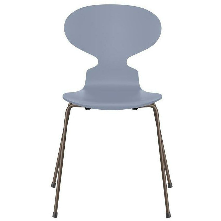 [product_category]-Fritz Hansen Ant Chair Lacquered Lavender Blue Bowl, Brown Bronze Base-Fritz Hansen-3101-LAKERET-LAVENDER-BROWN-FRI-1