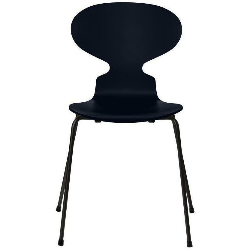 [product_category]-Fritz Hansen Ant Chair Lacquered Midnight Blue Shell, Black Base-Fritz Hansen-3101-LAKERET-MIDNIGHT-SORT-FRI-1