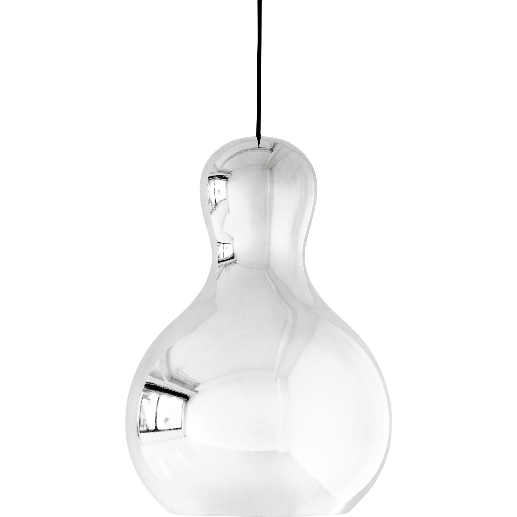 [product_category]-Fritz Hansen Calabash Pendulum ø34 Cm, Silver-Fritz Hansen-5702370191726-14019172-FRI-1
