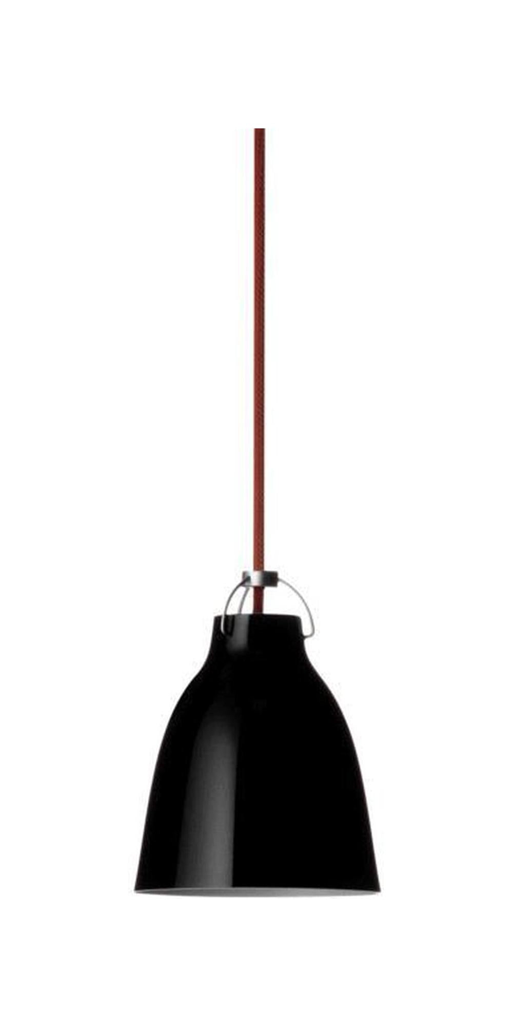 [product_category]-Fritz Hansen Caravaggio Pendulum ø40 Cm, Black/Red-Fritz Hansen-5702370094089-74009408-FRI-1