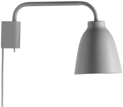 [product_category]-Fritz Hansen Caravaggio Read Wall Lamp, Grey-Fritz Hansen-5702370412128-13041212-FRI-1