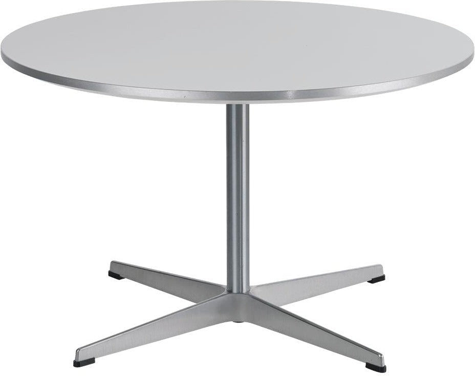 [product_category]-Fritz Hansen Circular Coffee Table ø75 Cm, White Laminate-Fritz Hansen-249554493a222-A222-white-FRI-1