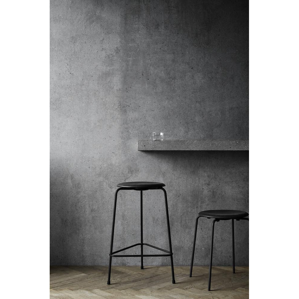 [product_category]-Fritz Hansen Dot Bar Stool, Black-Fritz Hansen-5704890401064-840106-FRI-2