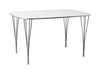 Fritz Hansen Fh125 Dining Table, White Laminate