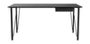 Fritz Hansen Fh3605™ Desk With Drawer, Black/Black Colored Ash