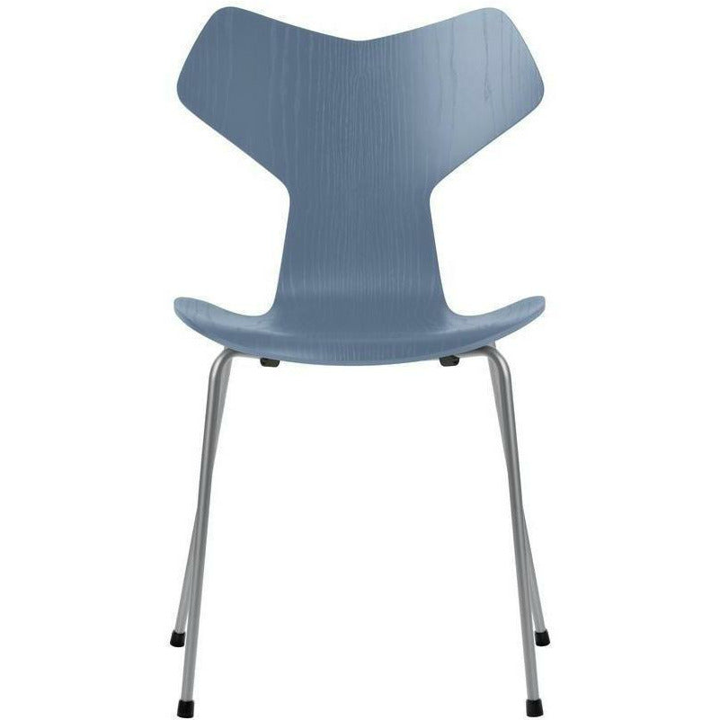 [product_category]-Fritz Hansen Grand Prix Chair Colored Ash Dusk Blue Bowl, Silver Grey Base-Fritz Hansen-3130-FARVET-DUSK-SILVER-FRI-1