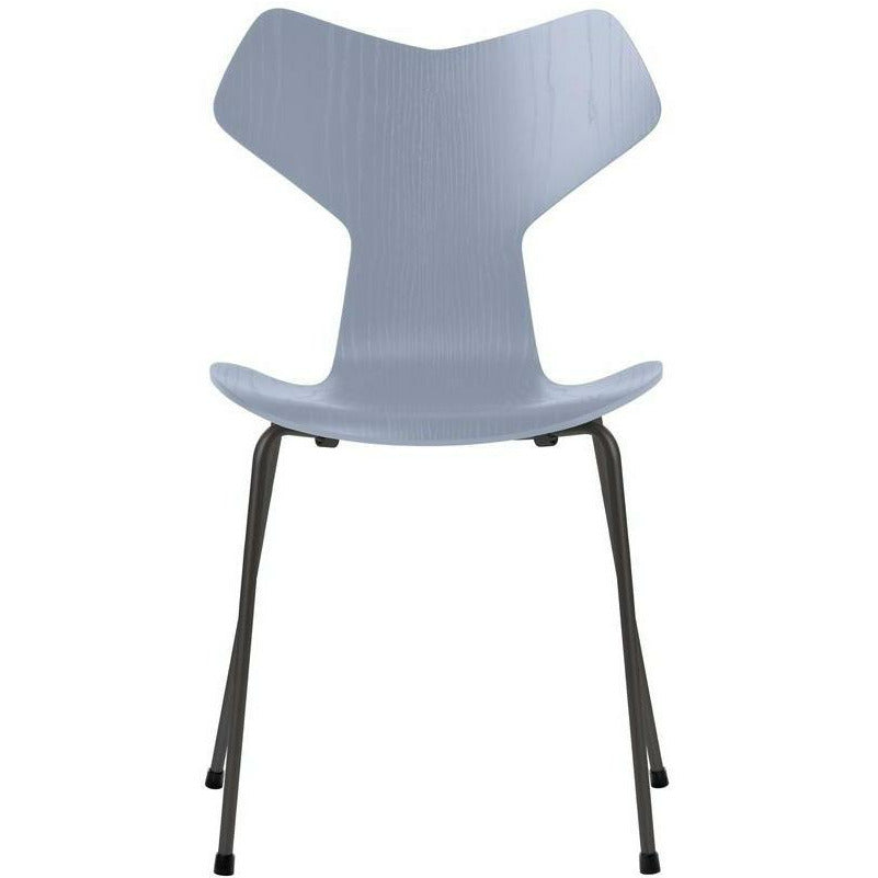 [product_category]-Fritz Hansen Grand Prix Chair Colored Ash Lavender Blue Bowl, Warm Graphite Base-Fritz Hansen-3130-FARVET-LAVENDER-WARM-FRI-1