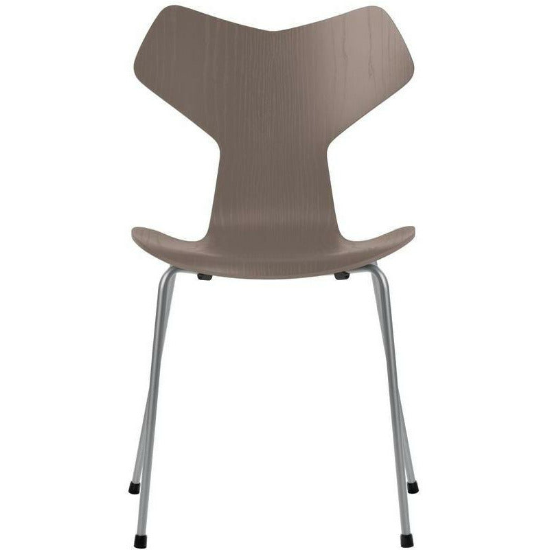 [product_category]-Fritz Hansen Grand Prix Chair Dyed Ash Deep Clay Bowl, Silver Grey Base-Fritz Hansen-3130-FARVET-DEEP-SILVER-FRI-1