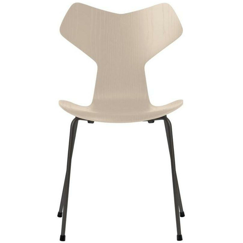 [product_category]-Fritz Hansen Grand Prix Chair Dyed Ash Light Beige Bowl, Warm Graphite Base-Fritz Hansen-3130-FARVET-LIGHT-WARM-FRI-1