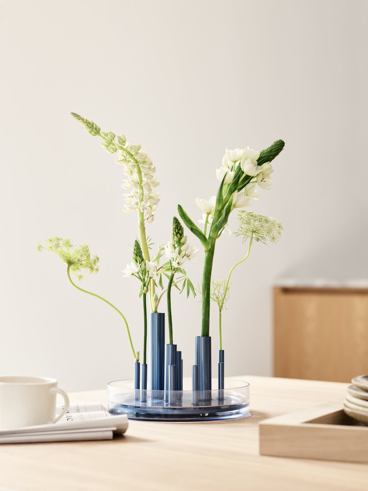 [product_category]-Fritz Hansen Ikeru Vase Low, Dusk Blue-Fritz Hansen-5702370002152-840152-FRI-2