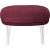 Fritz Hansen Jh11 Ro™ Footstoll Aluminium, Balder Bordeaux/ Sunniva Burgundy