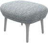 Fritz Hansen Jh11 Ro™ Footstoll, Monochrome Grey, Aluminium