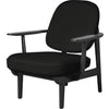 Fritz Hansen Jh97 Fred™ Lounge Chair Black Colored Ash, Black