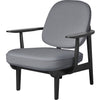  Jh97 Fred™ Lounge Chair Black Dyed Ash Light Grey