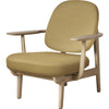 Fritz Hansen Jh97 Fred™ Lounge Chair Lacquered Oak, Yellow