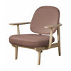 Fritz Hansen Jh97 Fred™ Lounge Chair Oak, Orange/Red