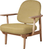  Jh97 Fred™ Lounge Chair Oiled Oak Dark Blue