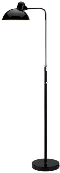 [product_category]-Fritz Hansen Kaiser Idell Height Adjustable Floor Lamp, Black-Fritz Hansen-5702377042083-61704208-FRI-1
