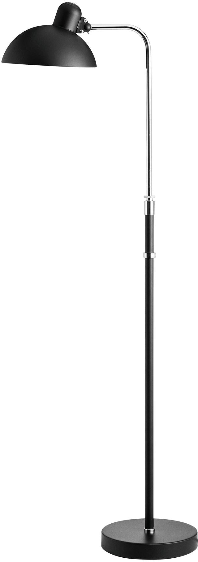 [product_category]-Fritz Hansen Kaiser Idell Height Adjustable Floor Lamp, Matt Black-Fritz Hansen-5702377043080-61704308-FRI-1