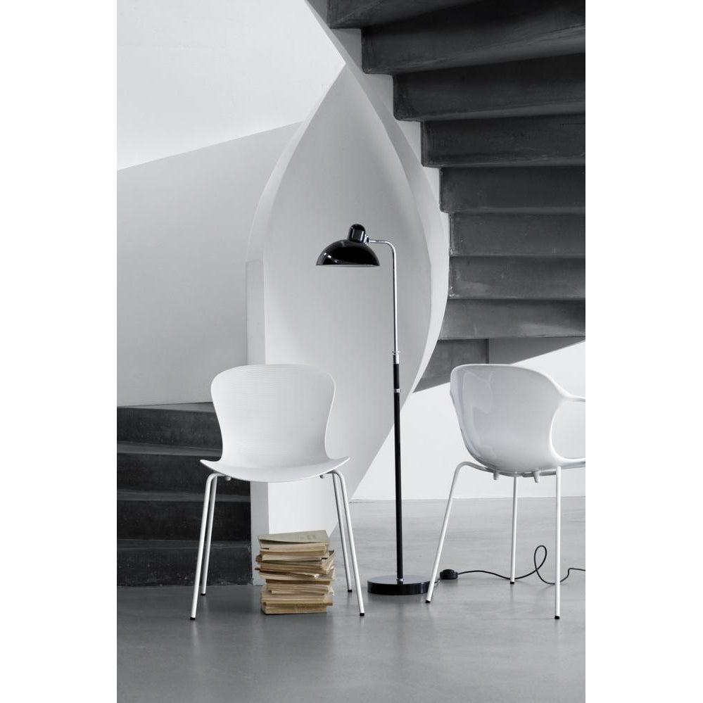 [product_category]-Fritz Hansen Kaiser Idell Height Adjustable Floor Lamp, Matt Black-Fritz Hansen-5702377043080-61704308-FRI-2