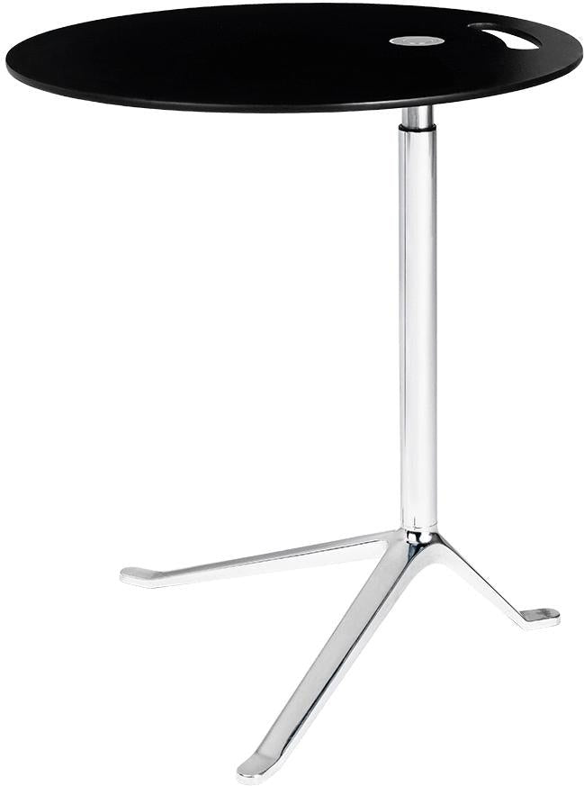 [product_category]-Fritz Hansen Ks11 Little Friend Adjustable Table Chrome, Black Laminate-Fritz Hansen-KS11-black-FRI-1