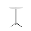 Fritz Hansen Ks12 Little Friend™ Table, Polished Aluminium/White Laminate