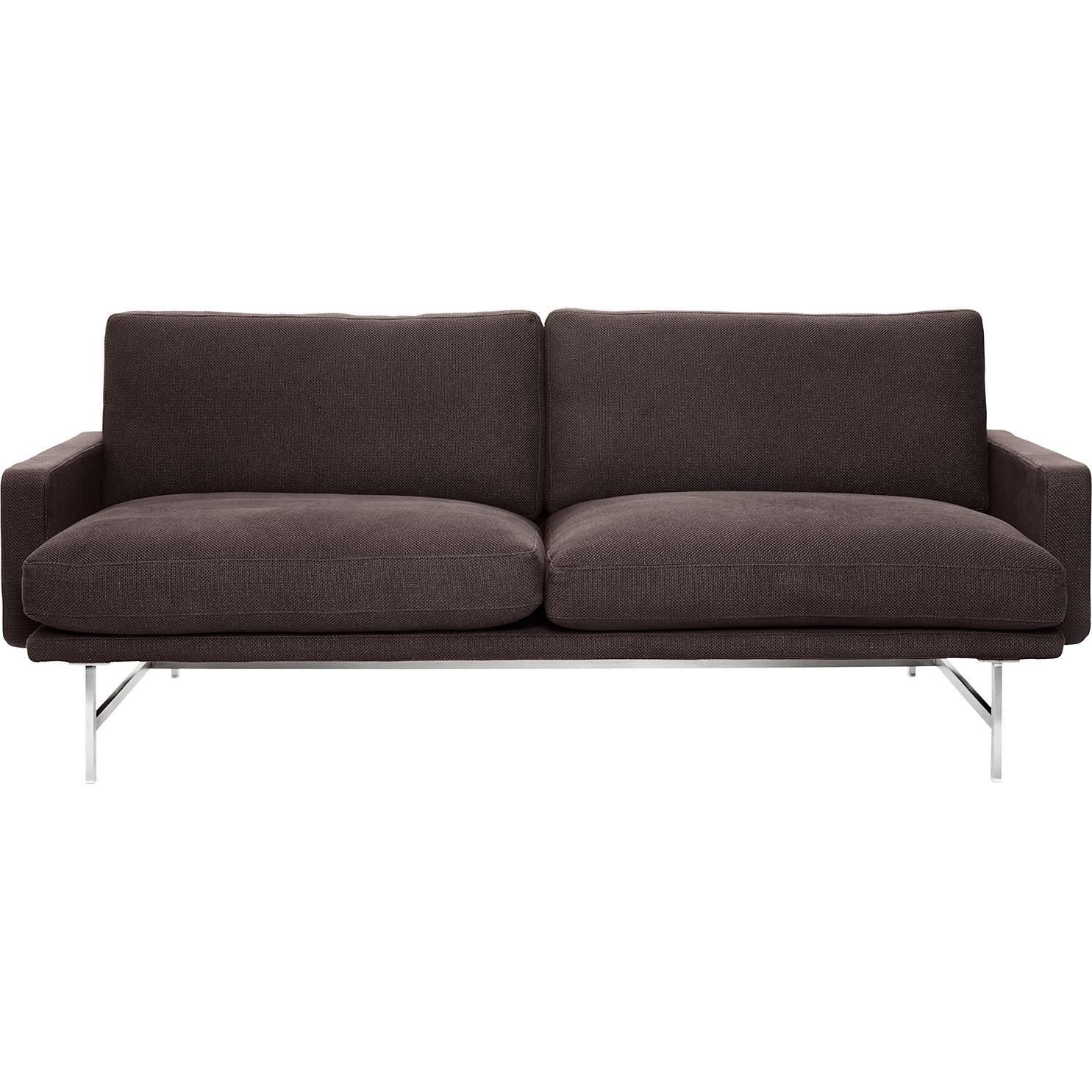 [product_category]-Fritz Hansen Lissoni Sofa Fabric 2 Persons, Milani Ebony-Fritz Hansen-PL112-7157/50-FRI-1
