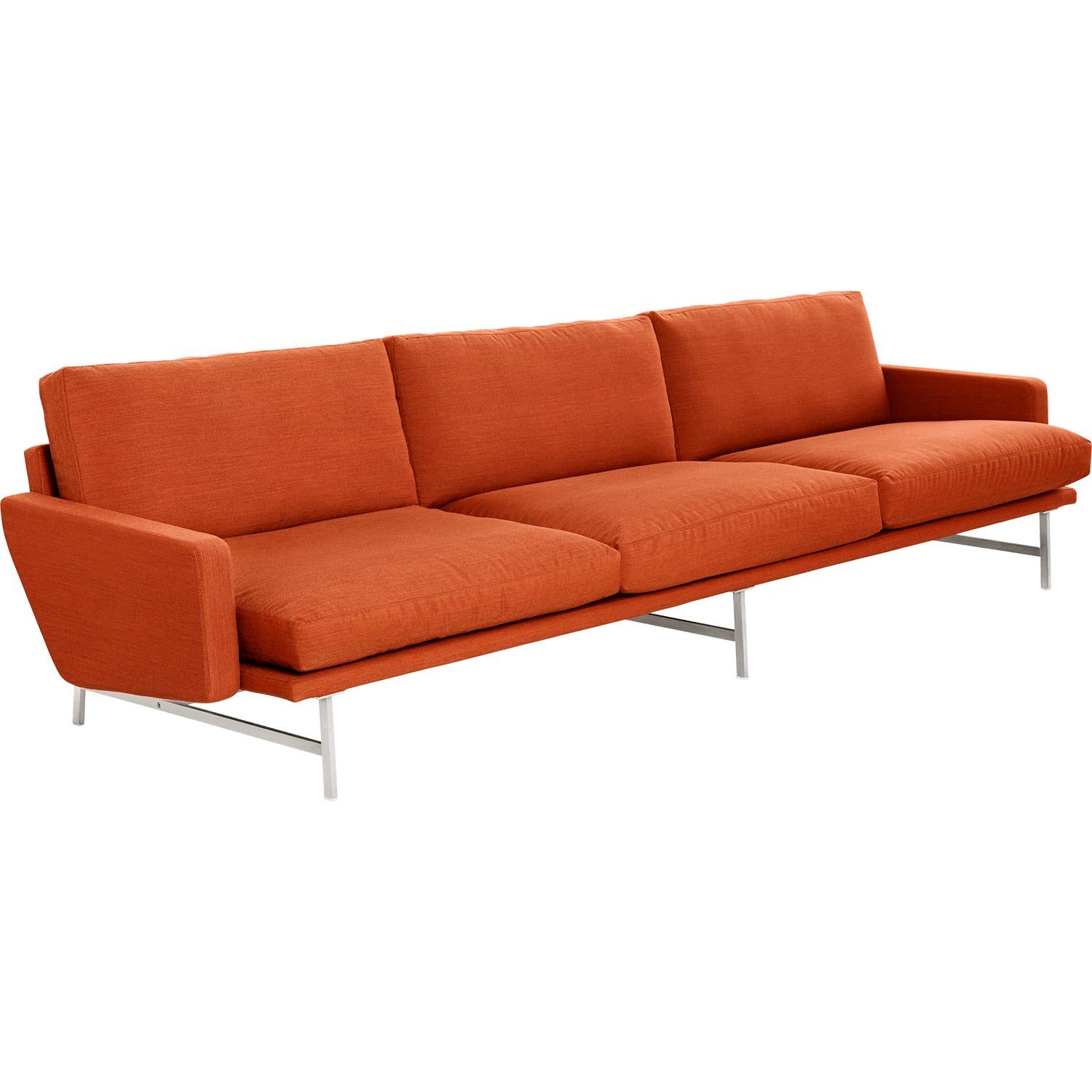 [product_category]-Fritz Hansen Lissoni Sofa Fabric 3 Persons, Remix Orange-Fritz Hansen-PL113-443-FRI-1