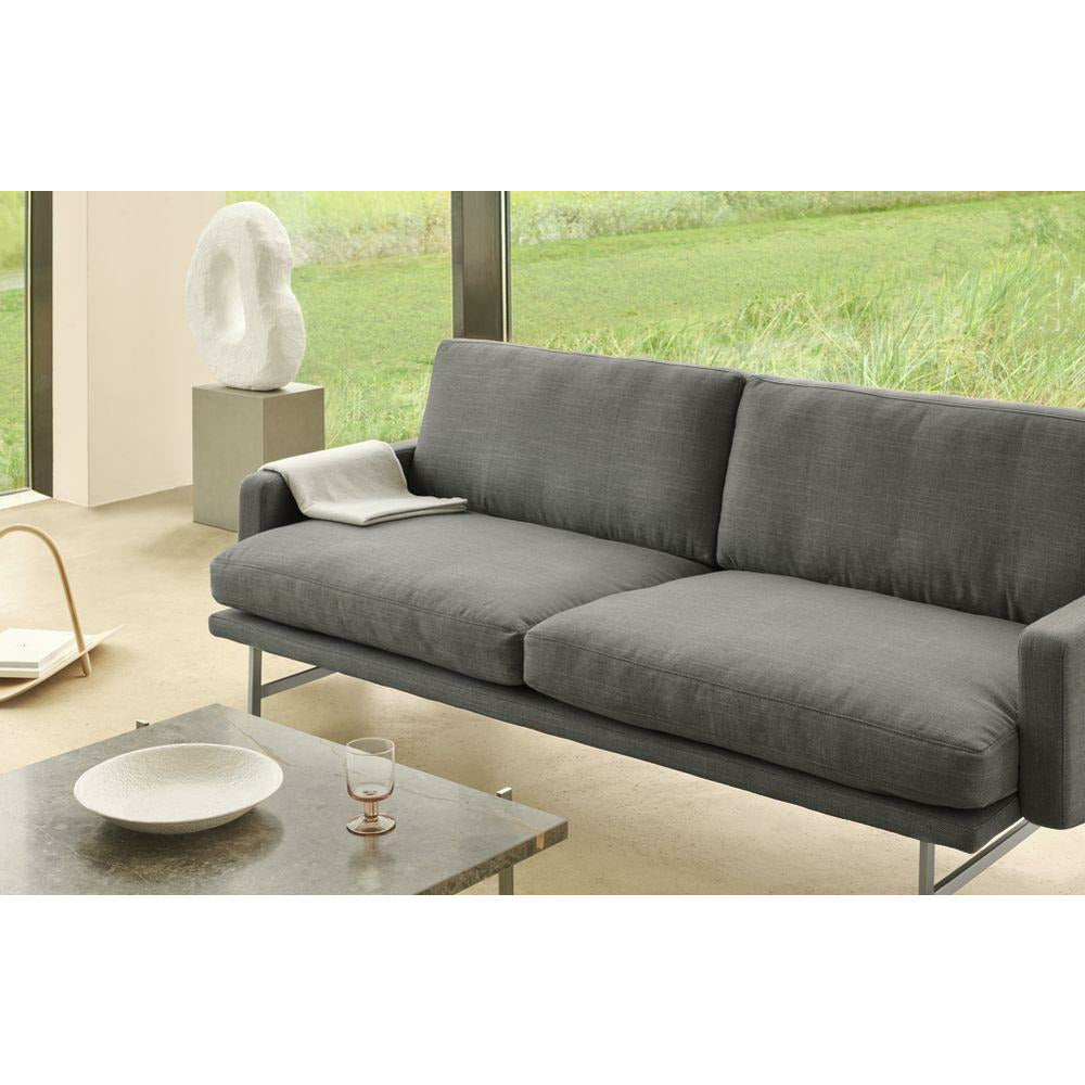 [product_category]-Fritz Hansen Lissoni Sofa Leather 2 Seater, Warm Graphite/Brown Grace Walnut-Fritz Hansen-PL112S-Grace-Walnut-Warm-Graphite-FRI-9