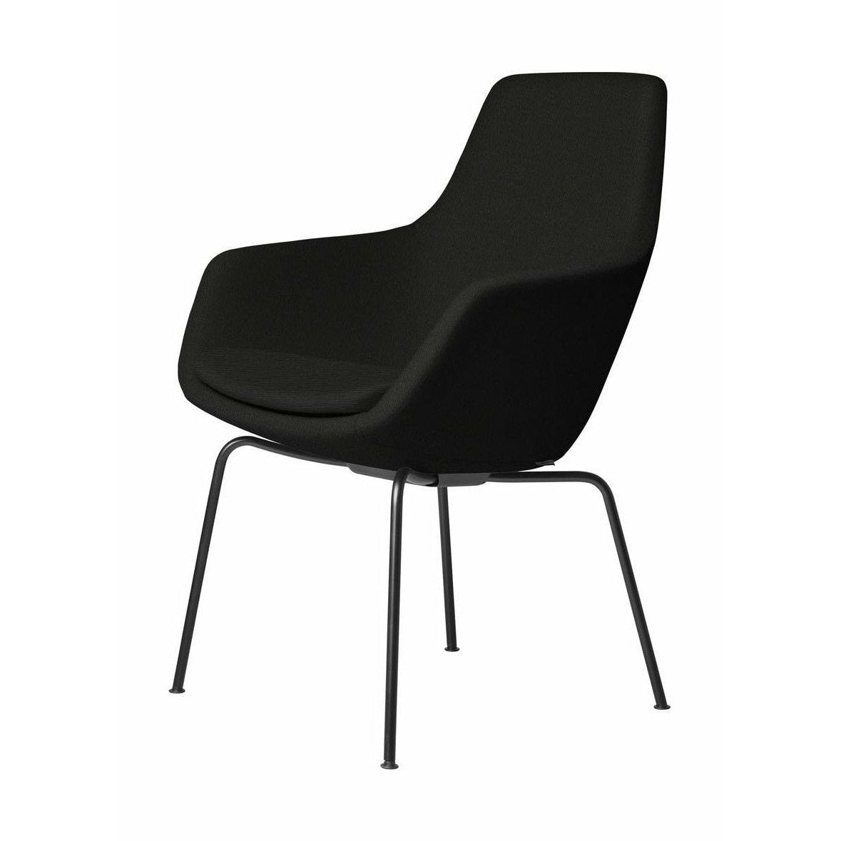 [product_category]-Fritz Hansen Little Giraffe Armchair Black Base Fabric Christianshavn, Black Uni-Fritz Hansen-3201-BLCK-CHRI-1175-FRI-1